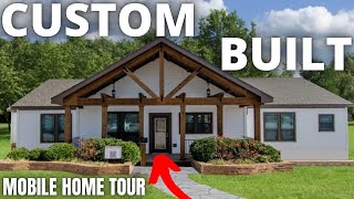 WOW GROUND BREAKING CUSTOMBUILT triple wide mobile home you MUST SEE Modular Home Tour [upl. by Langelo]