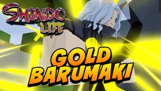 Шиндо Лайф Обзор Gold Borumaki в Shindo Life 😱 Roblox Shinobi Life 2 [upl. by Llenrrad]