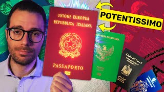 Il Passaporto italiano è FORTISSIMO sapevatelo [upl. by Ileek621]