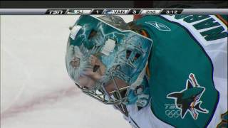 Canucks Vs Sharks  Ryan Johnson 31 Game Winner  031810  HD [upl. by Googins]