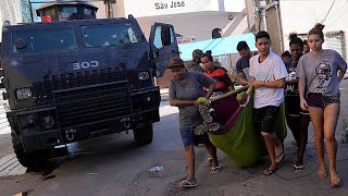 Quarta operação policial mais mortífera nas favelas do Rio de Janeiro faz 18 mortos [upl. by Coreen]