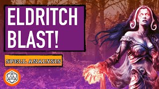 The Most Powerful Cantrip in DampD  Eldritch Blast Spell Analysis [upl. by Redna]