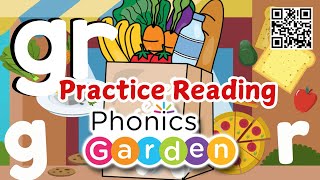 GR Blend  Simple Singing Phonics  Practice Reading [upl. by Piks]