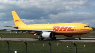 DHL Airbus A300  East Midlands Airport [upl. by Solana]