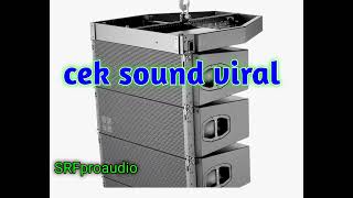 ceksound viral PERCEIVING ALLaudio cek sound [upl. by Cheston]