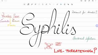 Syphilis Clinical Presentation Diagnosis and Management [upl. by Nylecaj]