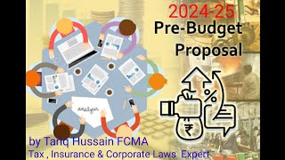 Budget Proposal 202425 Why only salaried class by Tariq Hussain FCMA [upl. by Ntsud]