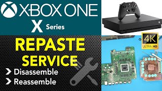 HOW TO CLEAN AND REPASTE YOUR XBOX One X Series FULL Guide [upl. by Annalla265]