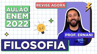 AULÃO DE FILOSOFIA PARA O ENEM 2022 Resumo dos 5 temas que mais caem na prova [upl. by Atiuqer346]