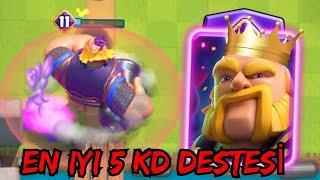 İŞTE SİZE 5 FARKLI KRALİYET DEVİ DESTESİ HEM DE EVRİMLİ 😏  Clash Royale [upl. by Beck]