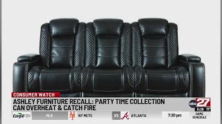 Ashley Furniture recalls thousands of loveseats sofas and recliners [upl. by Jens]