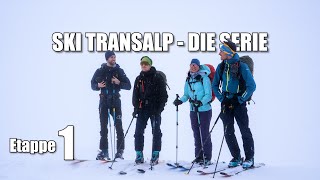 5 Freunde über die Alpen im Winter auf Ski  Etappe 1 Ötztaler Alpen Transalp Alpencross Skitour [upl. by Gunn]