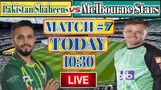 Live  Pakistan Shaheens vs Melbourne Stars  Live Match 7  Top End T20 Series [upl. by Ahsilac]