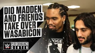 Dio Maddin and friends take over WasabiCon  WWE Fandom [upl. by Rehsa]