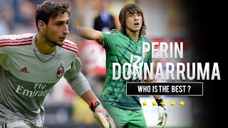 Gianluigi Donnarumma Vs Mattia Perin  Who is the next Buffon  Saves 2016 HD [upl. by Burgwell728]