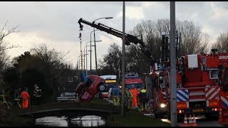 Hulpdiensten Massaal met Spoed naar Groot Waterongeval KATWIJKERLAAN PIJNACKER [upl. by Julian]