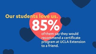 Get a Job You Love with a Certificate from UCLA Extension [upl. by Ruy]