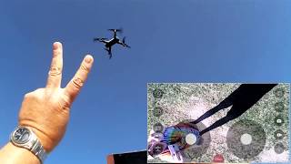 SG700 Optical Position Folding Selfie FPV Camera Drone Flight Test Review [upl. by Esidnac35]