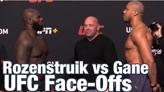 UFC Fight Night 186 FaceOffs Jairzinho Rozenstruik vs Ciryl Gane [upl. by Repooc]