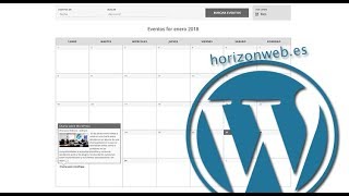 📆 Cómo a CREAR un CALENDARIO DE EVENTOS en Wordpress  Plugins Event Calendar [upl. by Anaderol155]