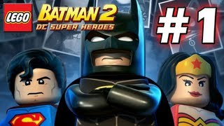 Lego Batman 2 DC Super Heroes  Walkthrough  Part 1 HD X360PS3WiiPC [upl. by Nayab]