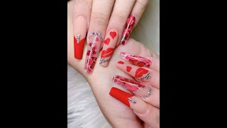 How To Decorate Your Nails On This Valentine Season [upl. by Free]