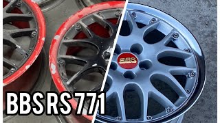 From Worn to Wow Our BBS RS771 Restoration Process [upl. by Gnap720]