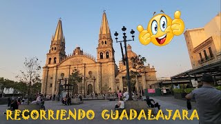 GUADALAJARA CENTRO PLAZA TAPATIA SAN JUAN DE DIOS EXPIATORIO PASEO [upl. by Bartko76]