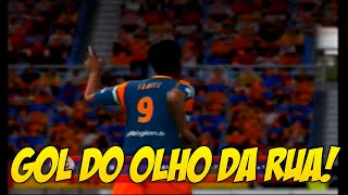 PES 2014 PS2 Rumo ao Estrelato 6  GOL do OLHO da RUA [upl. by Loziram]