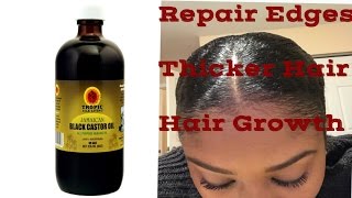 Jamaican Black Castor Oil Where Your Edges At [upl. by Etsyrk529]