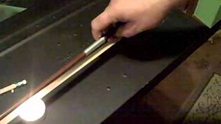 How to Rehair a Violin Bow Part 8 [upl. by Aiza]