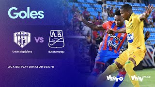 Unión Magdalena vs Bucaramanga goles  Liga BetPlay Dimayor 2023 2  Fecha 18 [upl. by Ydnem]