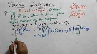 Volume Integral  Vector Calculus [upl. by Enajiram]