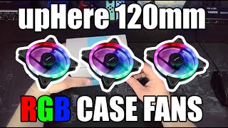 upHere 120mm RGB Computer Case Fans LED Silent Fan [upl. by Ifar]