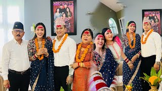 Shadi k baad first dashain ❤️  Mujhe aaye ghar ki yaad 😭 Varsha Thapa [upl. by Natehc]