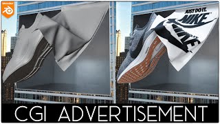 Create CGI Ads in Blender  Blender VFX tutorial [upl. by Boigie]