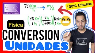 ✅CONVERSIÓN de UNIDADES Físicas 𝙈𝙚𝙟𝙤𝙧 𝙈é𝙩𝙤𝙙𝙤 😎​🫵​💯​ FÍSICA [upl. by Oilla]