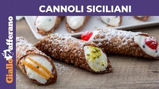 CANNOLI SICILIANI RICETTA ORIGINALE [upl. by Eiram]