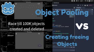 Godot Object Pooling vs Queue Freeing objects  Godot Cookies  shorts [upl. by Assilen]