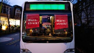 Bundesweiter Streik im Nahverkehr beginnt [upl. by Anayaran782]