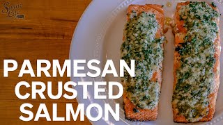 Parmesan Crusted Salmon on the Pellet Grill [upl. by Ikcim]