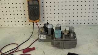 How to test the gas valve on a gas furnace with an ohmmeter [upl. by Lednic661]