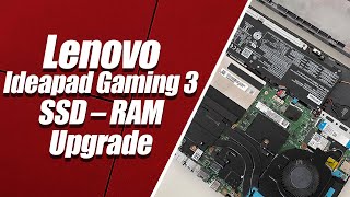 Lenovo Ideapad Gaming 3 15IAH7 82S900EQTX  SSD – RAM Upgrade Options [upl. by Epillihp]