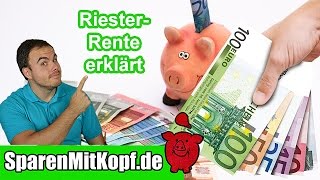 Altersvorsorge für Arbeitnehmer  Vor und Nachteile der Riesterrente [upl. by Silvestro]