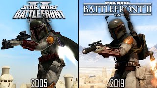 Star Wars Battlefront II  New vs Original  Direct Comparison [upl. by Scheld446]