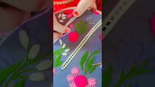 Beautiful lazy dazy flowerembroidery shortvideo [upl. by Mallory]