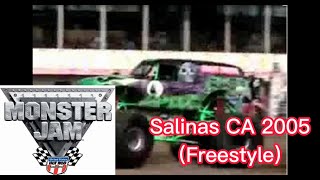 Monster Jam Salinas CA 2005 Freestyle 51505 [upl. by Nodanrb]