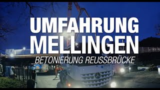 Umfahrung Mellingen  Marti AG Bauunternehmung [upl. by Banquer]