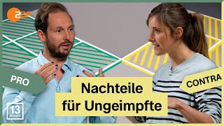 CoronaImpfung Sind Nachteile für Ungeimpfte gerecht  13 Fragen [upl. by Adran975]