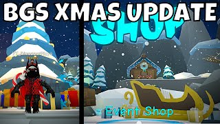 THE NEW BGS CHRISTMAS UPDATE IS HERE IN ROBLOX BUBBLE GUM SIMULATOR BGS [upl. by Ilek]